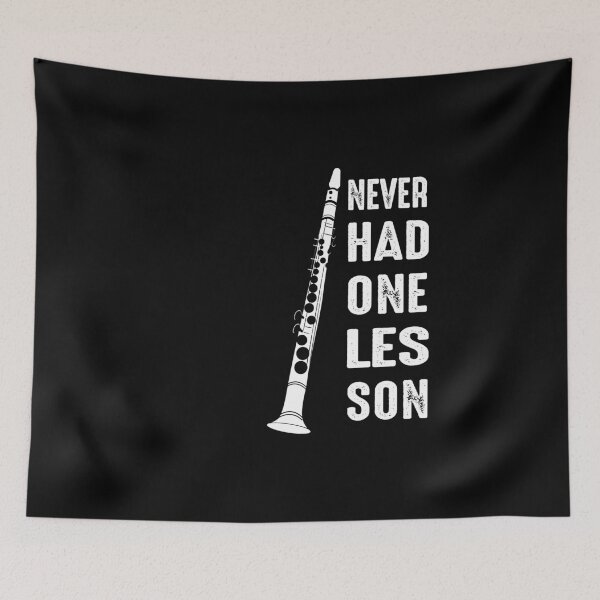 Item preview, Never Had One Lesson - Clarinet designed and sold by KoolMoDee.