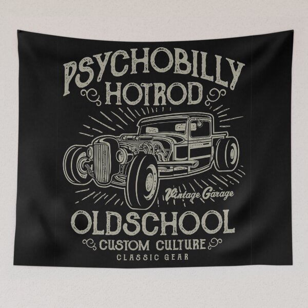Item preview, Vintage Style Psychobilly Hot Rod designed and sold by Alli Well.