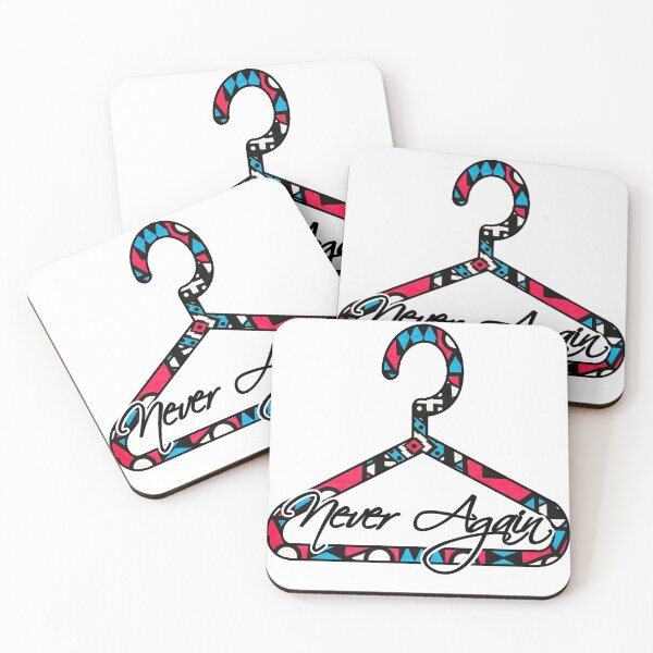 Item preview, Never Again Coat Hanger Design  designed and sold by artbyomega.