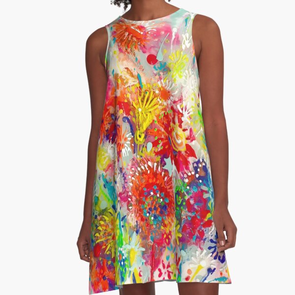flowers 2019 A-Line Dress