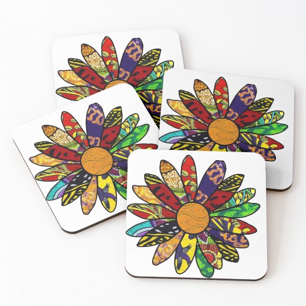 Artikelvorschau, Erdige afrikanische Retro Blume entworfen und verkauft von artbyomega.