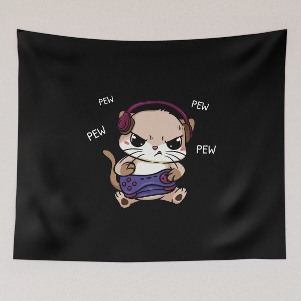 Item preview, Gaming Cat designed and sold by designeclipse.