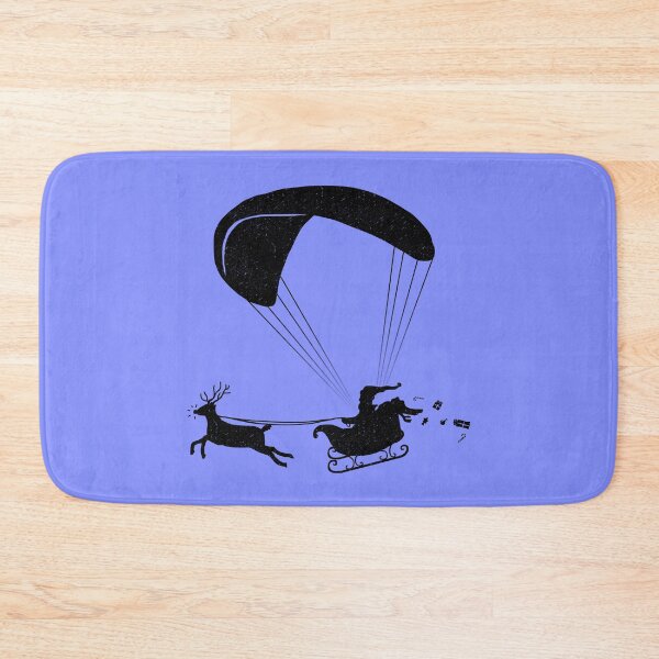 Item preview, Happy Holidays - Paragliding Sant - Textless designed and sold by wanderingfools.