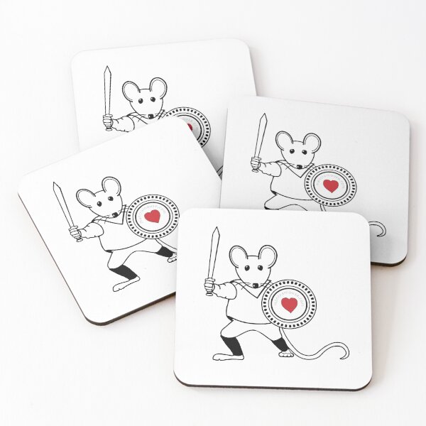 MantraMouse® Warrior Coasters (Set of 4)