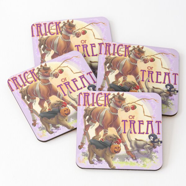 Item preview, Trick or Treat Halloween Animals designed and sold by Unicornarama.