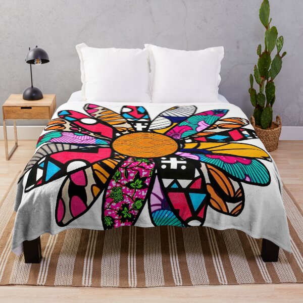 Artikelvorschau, Rosa Retro Blume entworfen und verkauft von artbyomega.
