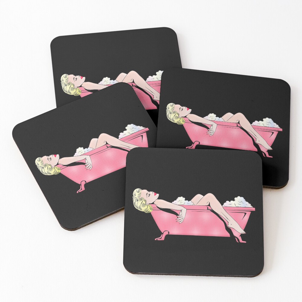 Item preview, Coasters (Set of 4) designed and sold by Slinky-Reebs.