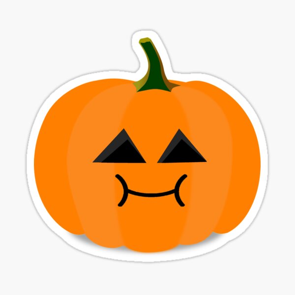 Trick or Treat-Loving Pumpkin Sticker