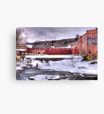 collinsville axe factory in connecticut ax factory ct Canvas Print