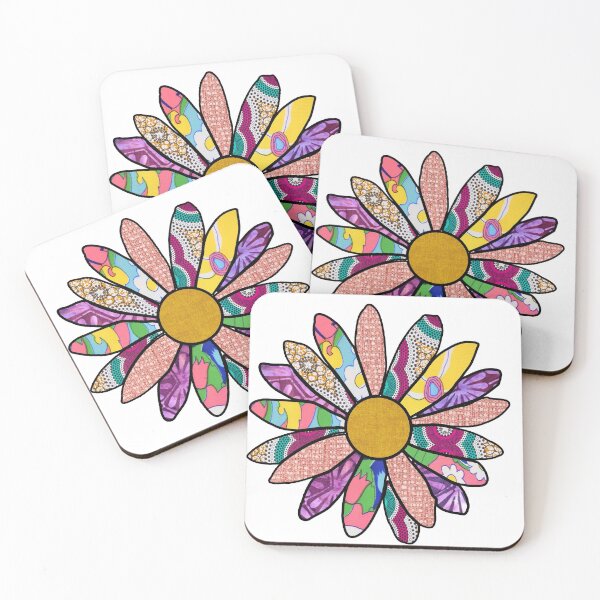 Item preview, Pretty Pastel Retro Flower designed and sold by artbyomega.