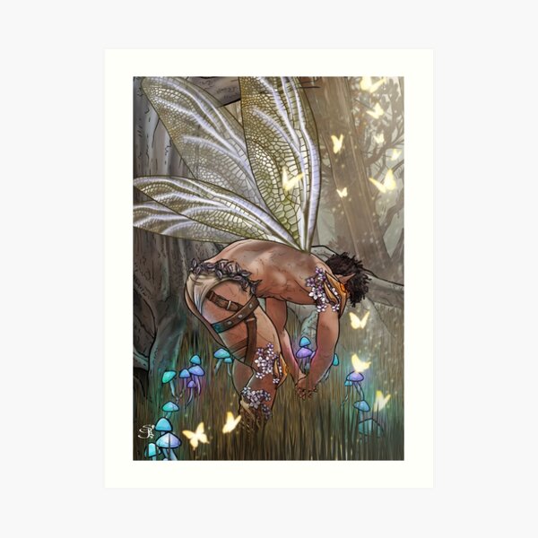 Mushroom Circle Art Print