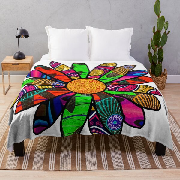 Item preview, Spunky Retro Flower designed and sold by artbyomega.