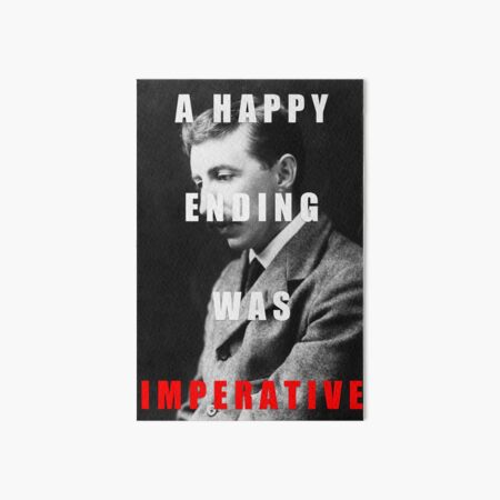 E.M. Forster Maurice Quote Art Board Print