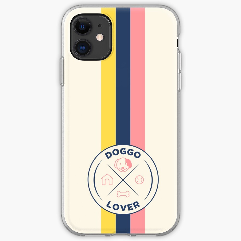 Funny Dog Lover Retro Badge iPhone Case & Cover