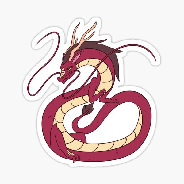 Eastern Dragon Sticker