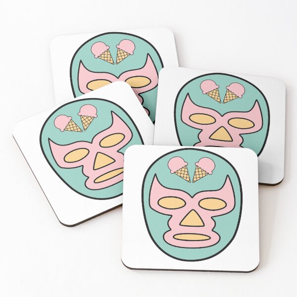 Item preview, Ice Cream Luchador Mask designed and sold by fearcity.