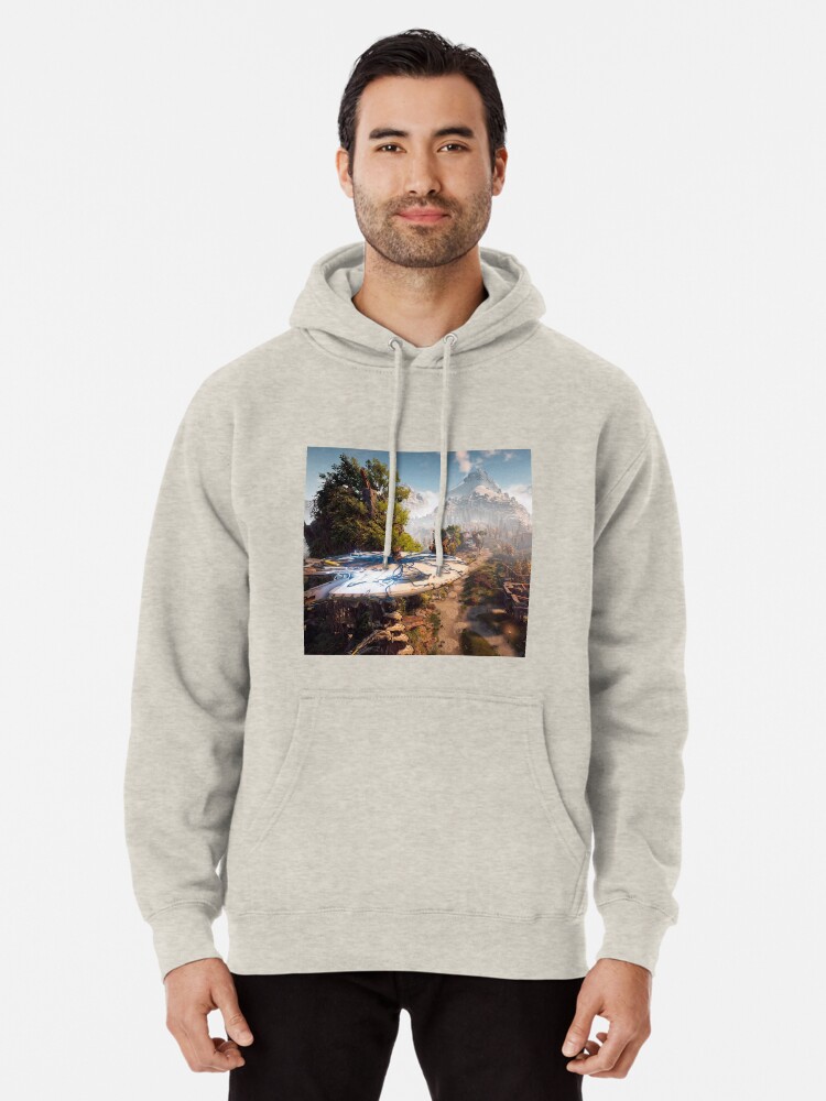 tall neck hoodie