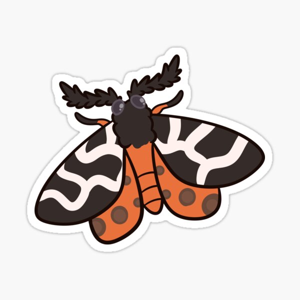 Fall Moth Sticker