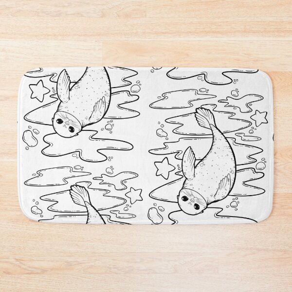 Item preview, Cute Couch Potato Seals designed and sold by ZaryaKiqo.