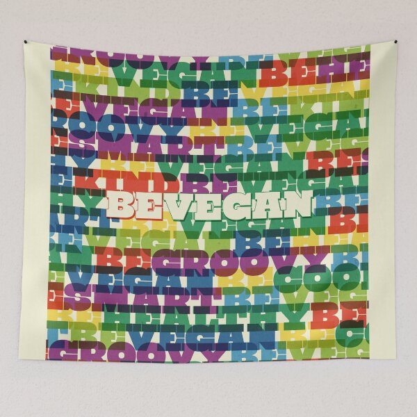 Item preview, BE VEGAN designed and sold by ArtofMalachi.