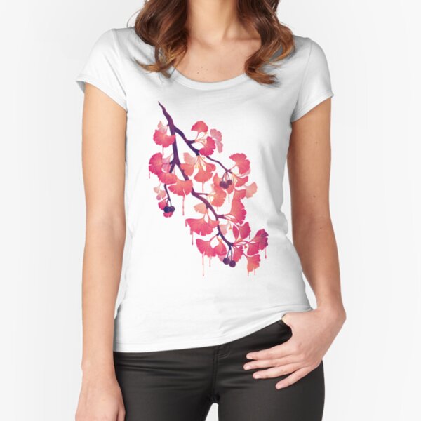 O Ginkgo Fitted Scoop T-Shirt