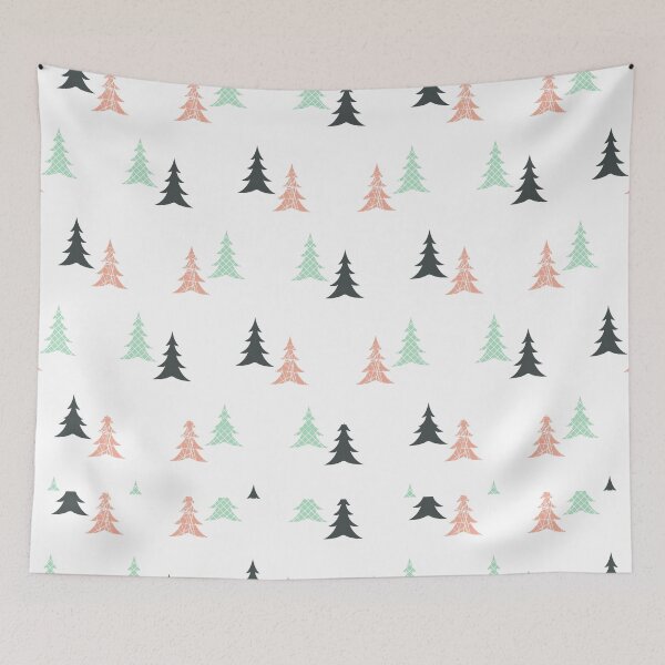 Item preview, Coniferous Pine Tree Pattern designed and sold by TextyQuotes.