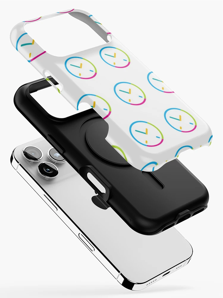 Thumbnail 2 of 4, iPhone Case, Clock Pattern designed and sold by TextyQuotes.