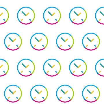 Artwork thumbnail, Clock Pattern by TextyQuotes