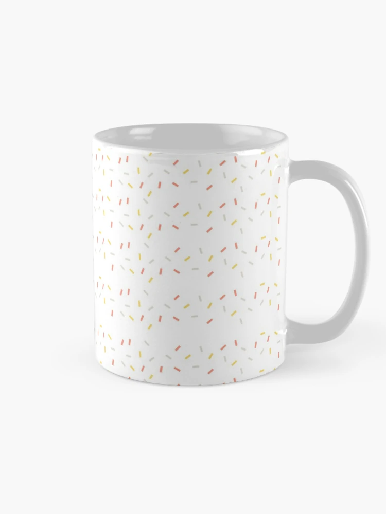 Thumbnail 3 of 6, Coffee Mug, Sprinkle Particles Pattern designed and sold by TextyQuotes.