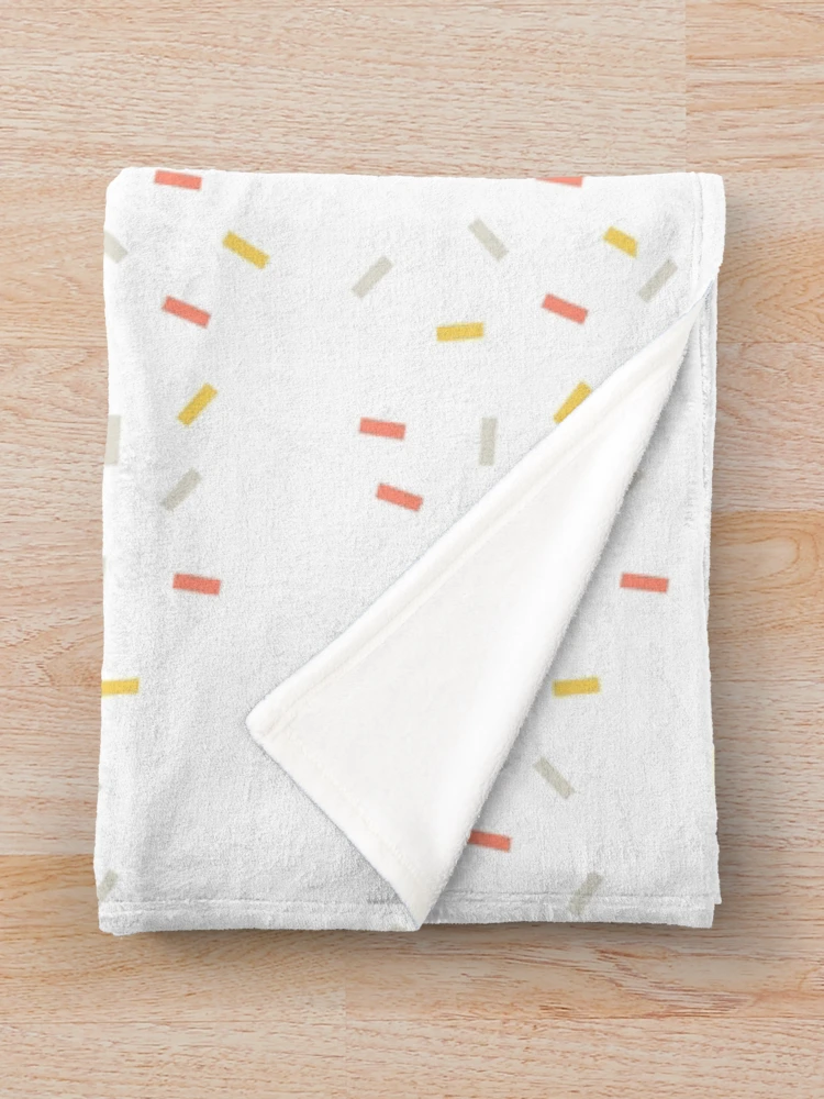Thumbnail 3 of 6, Throw Blanket, Sprinkle Particles Pattern designed and sold by TextyQuotes.
