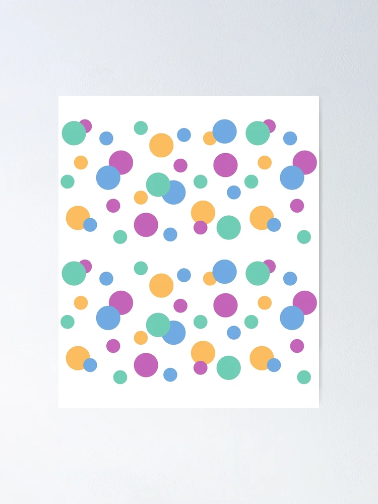 Thumbnail 1 of 3, Poster, Circular Colorful Pattern designed and sold by TextyQuotes.
