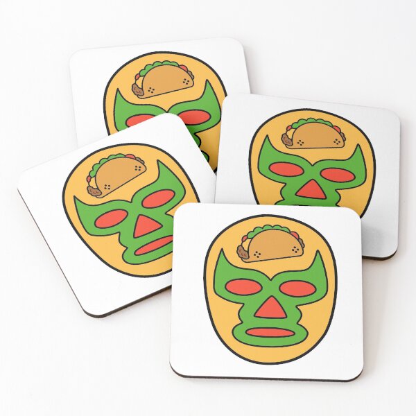 Item preview, Taco Luchador Mask designed and sold by fearcity.