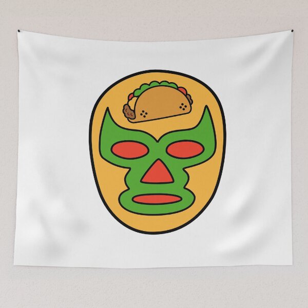Item preview, Taco Luchador Mask designed and sold by fearcity.