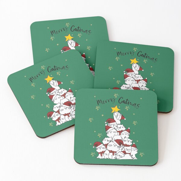 Item preview, Merry Catmas Christmas Tree Cats Cat Lover Gift designed and sold by alenaz.