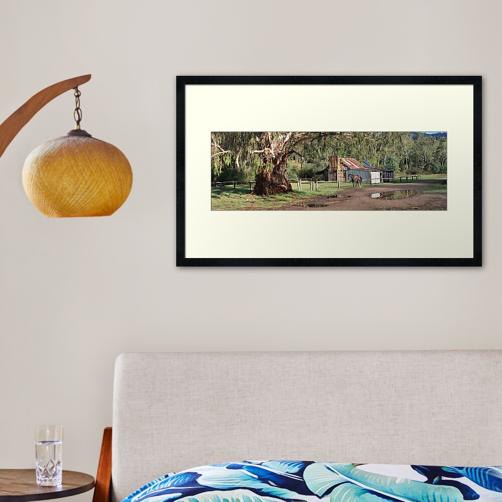 Frys Hut, Howqua Hills, Australia Framed Art Print