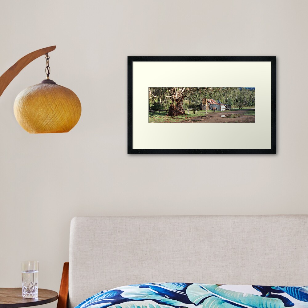Frys Hut, Howqua Hills, Australia Framed Art Print