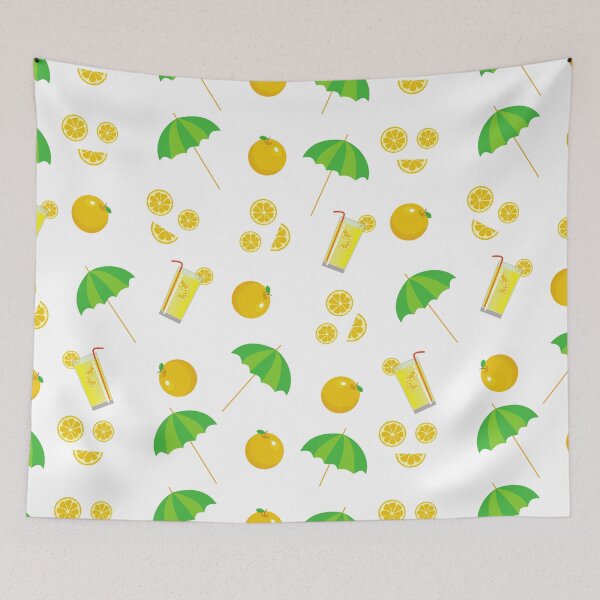 Item preview, Fruit Umbrella Juice Beach Pattern designed and sold by TextyQuotes.