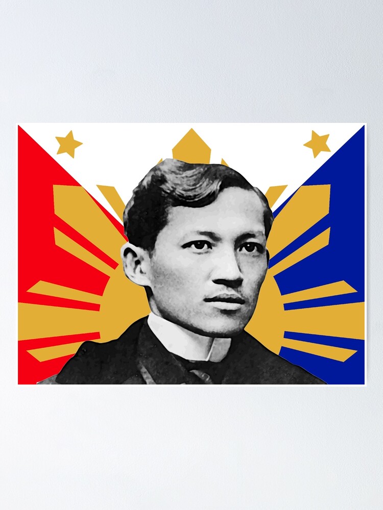 Rizal Flag Poster By Kayve Redbubble