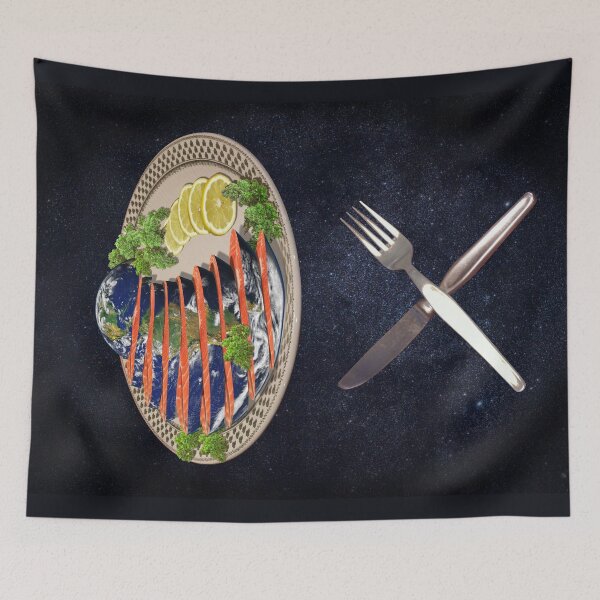 Item preview, Sad Planet 02, climate change poster. designed and sold by JulianFJones.