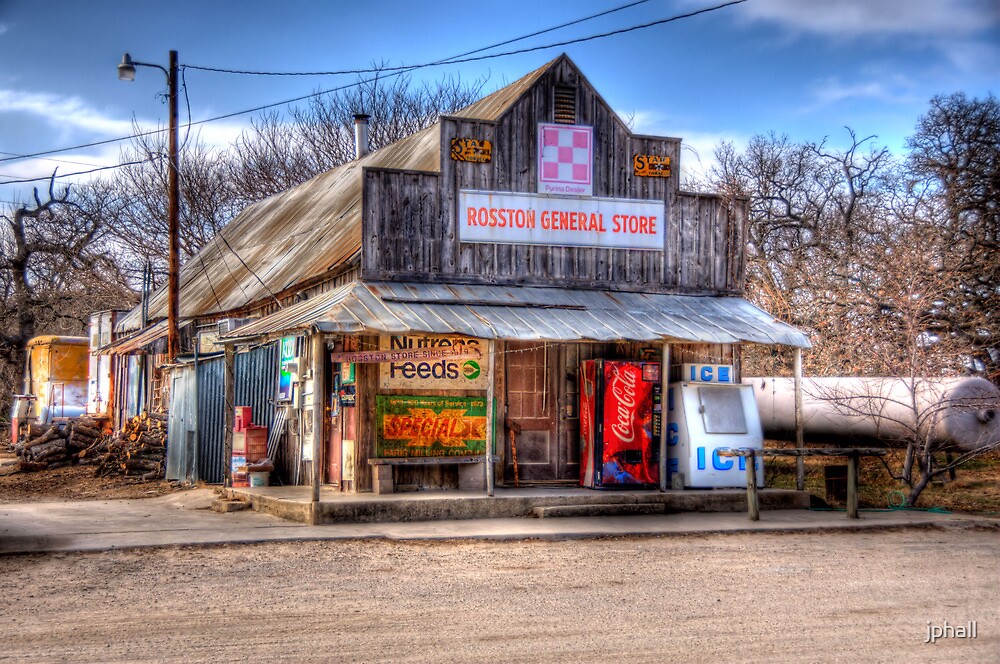 "General Store _ Rosston, Texas" by jphall Redbubble