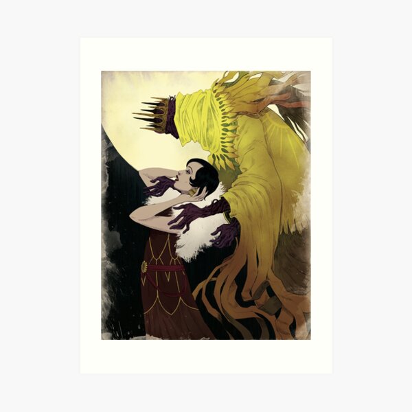 The King in Yellow by Sam Beck Art Print
