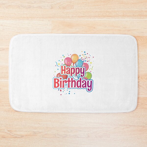 Item preview, Happy Birthday with balloons Birthday present for a birthday designed and sold by Trenddesigns24.