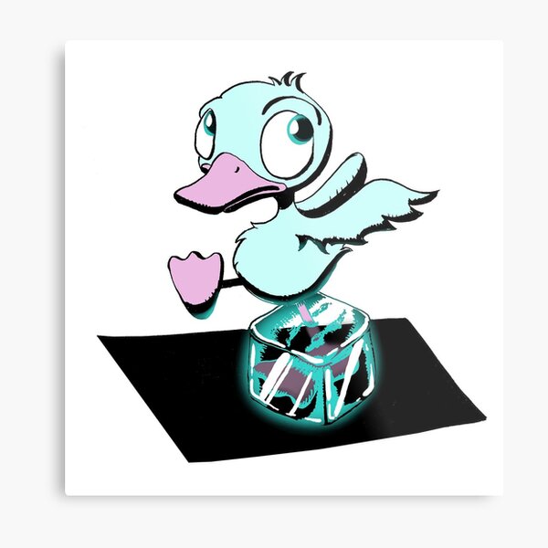 Iceduck Metal Print