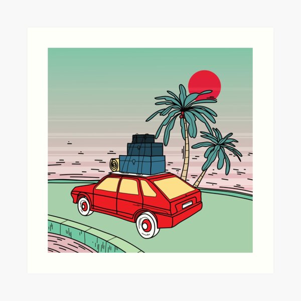 Roadtrip Art Print