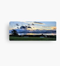 Viewing the Sunset Canvas Print