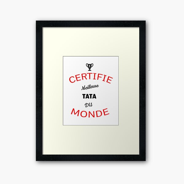 Produits Sur Le Theme Meilleure Tata Redbubble