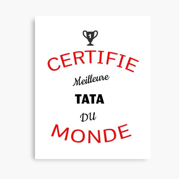 Produits Sur Le Theme Meilleure Tata Redbubble