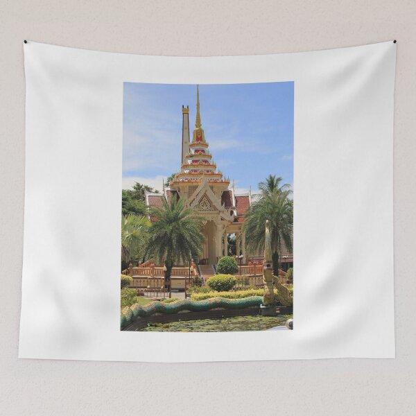Item preview, Temple in Wat Chalong, Phuket, Thailand designed and sold by Kirsten Covington.
