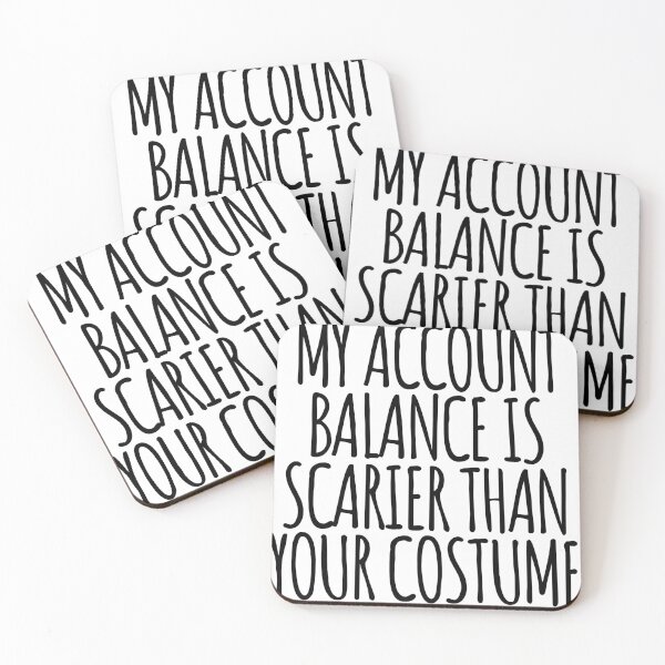 Item preview, My Account Balance is Scarier Than You Costume Black designed and sold by felixbunny.