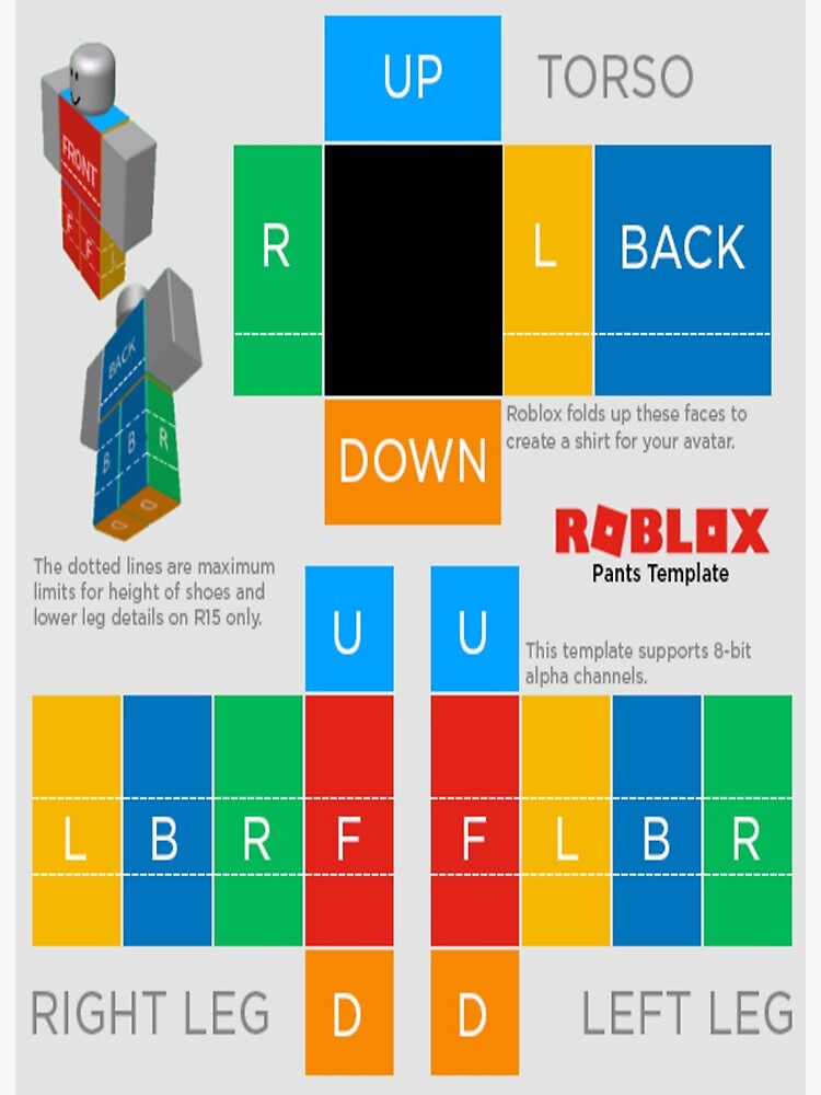 Roblox Gold Pants Template